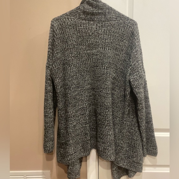 Don’t Ask Why black gray cardigan open front with pockets - Picture 4 of 7